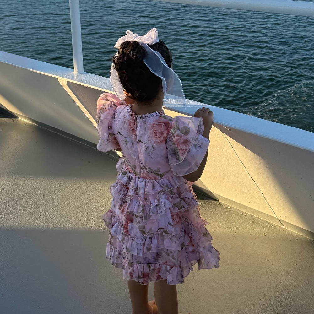 Ivy City Co Toddler Tiered Floral Dress 12-18 M - Picture 6 of 7